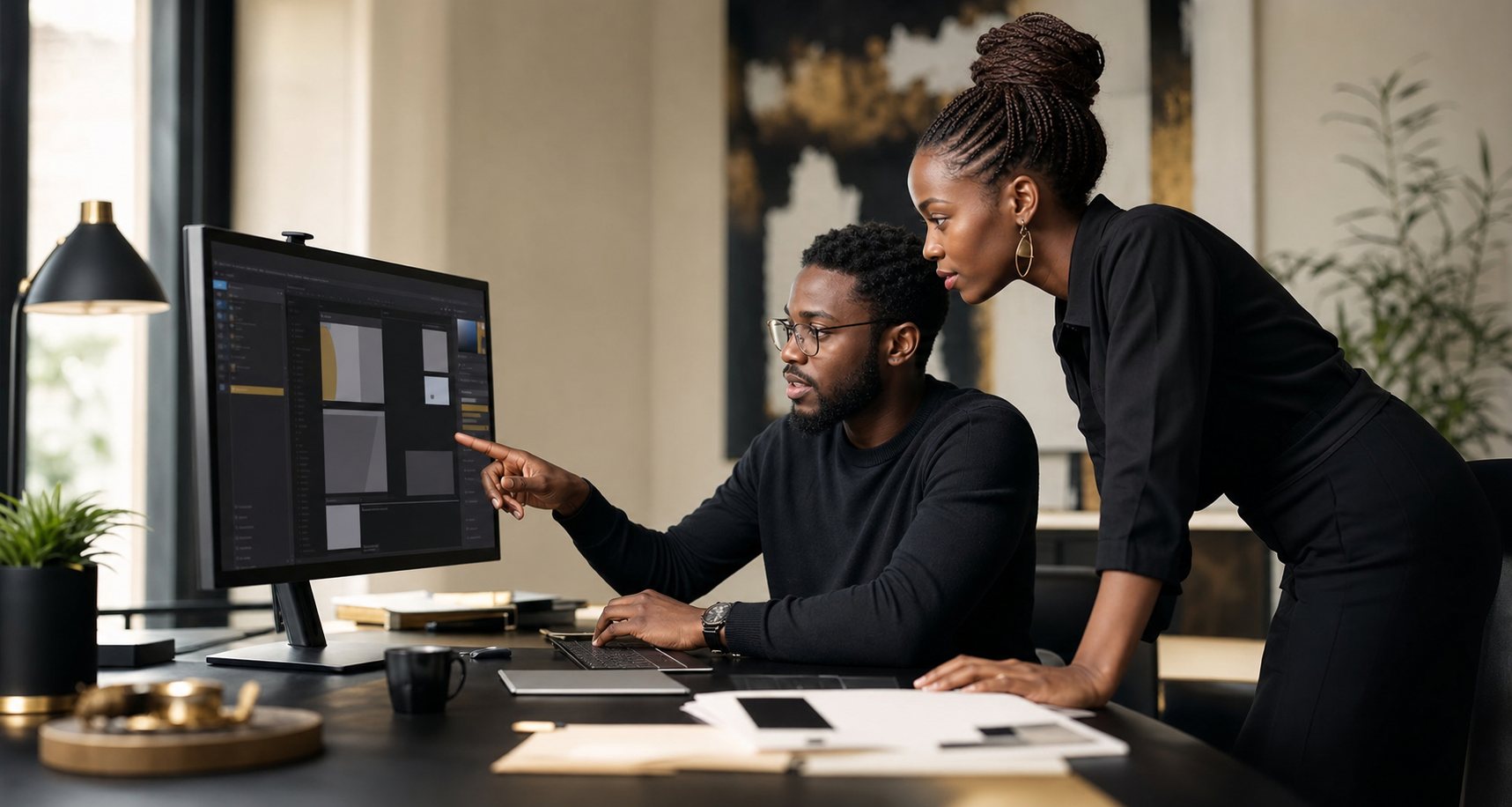 Équipe Kamit concevant une application web à Dakar